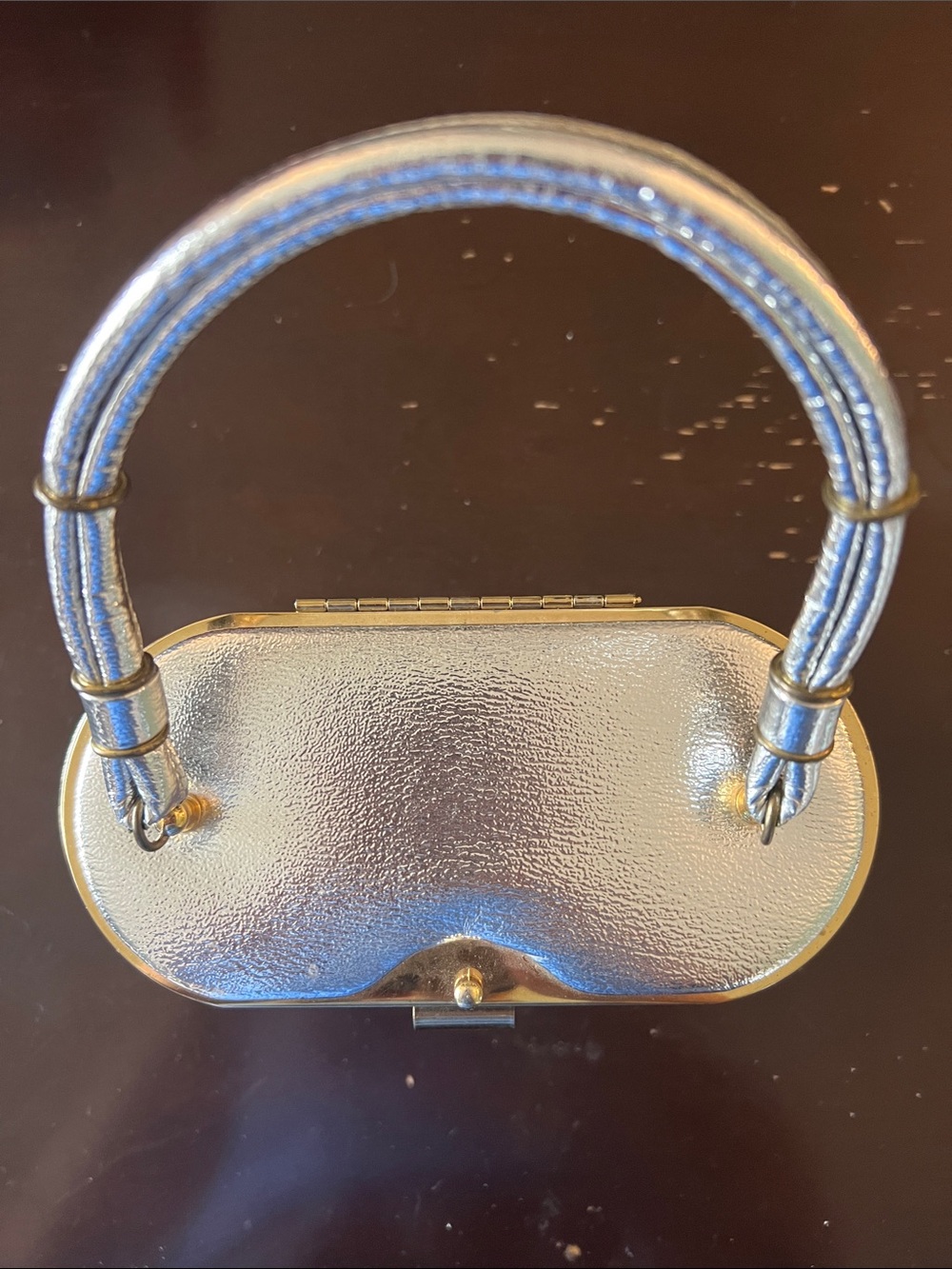 Etra Vintage 1950s Faux Leather Box Bag - Picture 2 of 5